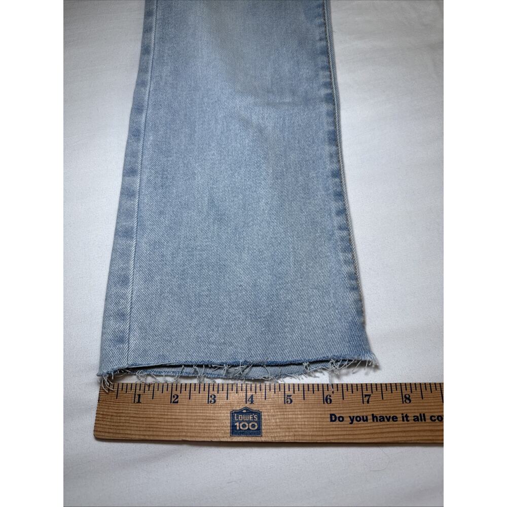Kensie Savannah High Rise Flare Ankle Jeans Womens 2 / 26 Belted Light Wash NWT - Picture 8 of 11